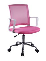 Office Chair Maridi 259, Colour: Pink - Measurements: 88 - 98 x 54 x 57 cm (H x W x D)