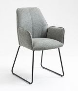Chair Maridi 268, Colour: Grey - Measurements: 91 x 59 x 63 cm (H x W x D)