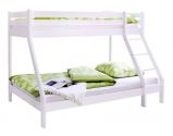 Children's bed / Bunk bed Henry 33, Colour: White - Lying area: 90 x 200 cm & 140 x 200 cm (W x L)