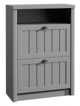 Shoe cabinet Segnas 10, Colour: Grey - 113 x 82 x 36 cm (h x w x d)