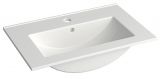 Bathroom - Washbasin Bokaro 07, Colour: White - 13 x 61 x 39 cm (H x W x D)