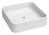 Bathroom - Washbasin Dhule 27, Colour: White - 11 x 40 x 40 cm (H x W x D)