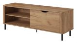 TV base cabinet Eddaier 06, Colour: oak - Measurements: 49 x 137 x 40 cm (H x W x D)