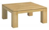 Coffee table "Lipik" 22, solid Oak - Measurements: 41 x 90 x 90 cm (H x W x D)