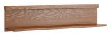 Suspended rack "Postira" 19, Colour: Wallnut, partial solid wood - Measurements: 24 x 120 x 22 cm (h x w x d)