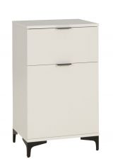Chest of drawers "Kandalica" 01, Colour: White - Measurements: 85 x 50 x 40 cm (H x W x D)