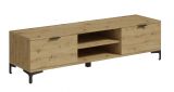 TV base cabinet "Kandalica" 05, Colour: oak Artisan - measurements: 40 x 150 x 40 cm (H x W x D)