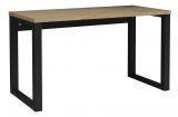 Desk "Merosina" 01, Colour: Oak Artisan / Black - Measurements: 75 x 135 x 65 cm (H x W x D)