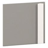 Front for kids room - Shelf Greeley 06, Colour: Platinum Grey - Measurements: 35 x 37 x 2 cm (H x W x D)