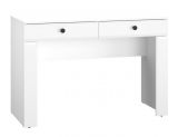 Desk Orivesi 12, Colour: White - Measurements: 79 x 117 x 51 cm (H x W x D), with 2 drawers.