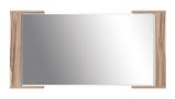 Mirror "Andenne" 05, Colour: Walnut - Measurements: 57,50 x 115 x 3,50 cm (h x w x d)