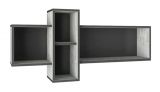 Suspended shelf Sprimont 11, Colour: Dark Grey / Grey - Measurements: 55 x 110 x 29 cm (h x w x d)