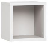 Suspended rack / Wall shelf, Colour: White - Measurements: 32 x 32 x 30 cm (H x W x D)