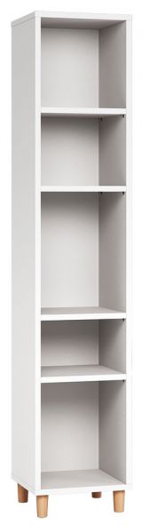 Shelf Arbolita 49, Colour: White - Measurements: 195 x 39 x 38 cm (h x w x d)