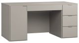 Desk Bentos 02, Colour: Grey - Measurements: 70 x 140 x 67 cm (H x W x D)