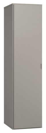 Hinged door cabinet / Wardrobe Bentos 12, Colour: Grey - measurements: 187 x 47 x 57 cm (H x W x D)