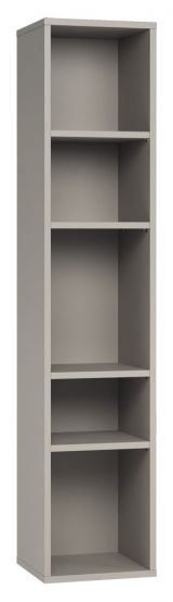 Shelf 01, Colour: Grey - Measurements: 187 x 39 x 38 cm (H x W x D)