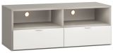 TV base cabinet Bellaco 14, Colour: Grey / White - Measurements: 49 x 120 x 47 cm (H x W x D)