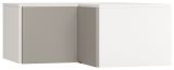 Attachment for corner wardrobe Bellaco 39, Colour: White / Grey - Measurements: 45 x 102 x 104 cm (H x W x D)