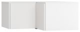 Attachment for corner wardrobe Chiflero, Colour: White - Measurements: 45 x 102 x 104 cm (H x W x D)