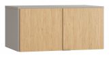 Attachment for two doors wardrobe Nanez 35, Colour: Grey / Oak - Measurements: 45 x 93 x 57 cm (H x W x D)