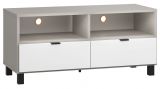 TV base cabinet Pantanoso 35, Colour: Grey / White - Measurements: 56 x 120 x 47 cm (H x W x D)