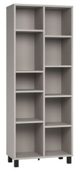 Shelf Pantanoso 48, Colour: Grey - Measurements: 195 x 76 x 38 cm (h x w x d)