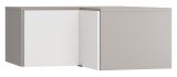 Attachment for corner wardrobe Pantanoso 39, Colour: Grey / White - Measurements: 45 x 102 x 104 cm (H x W x D)