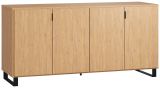 Dresser Patitas 04, Colour: Oak - Measurements: 78 x 160 x 47 cm (h x w x d)
