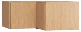 Attachment for corner wardrobe Patitas, Colour: Oak - Measurements: 45 x 102 x 104 cm (H x W x D)