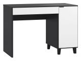 Desk Vacas 27, Colour: Black / White - Measurements: 78 x 110 x 57 cm (H x W x D)