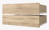 Drawers for closet, set of 2, Colour: Sonoma Oak - for closets with width 250 cm