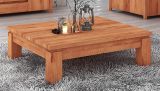 Coffee table Tasman 19 solid oiled beech heartwood - Measurements: 60 x 60 x 40 cm (W x D x H)