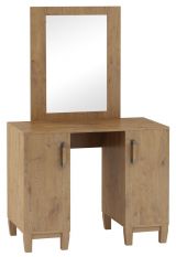 Dressing table Alotau 07, colour: oak - Measurements: 142 x 99 x 40 cm (H x W x D)