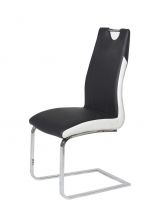 Maridi 19 Chair, Colour: Black / White - Measurements: 101 x 44 x 59 cm (H x W x D)
