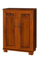 Chest of drawers Dahra 13, Colour: Oak Brown - 114 x 80 x 45 cm (h x w x d)