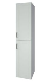 Bathroom - Tall cabinet Tumkur 07, Colour: Glossy White - 160 x 35 x 35 cm (H x W x D)