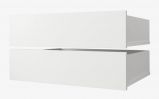 Drawers for closet, set of 2, Colour: white - for closets with width 100 cm