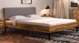 Double bed Kumeu 01 solid oiled Wild Oak - Lying area: 180 x 200 cm (w x l)