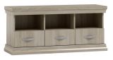 Wewak 17 TV base cabinet, colour: Sonoma oak - Measurements: 59 x 120 x 42 cm (H x W x D)