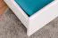 Bunk bed for adults "Easy Premium Line" K20/h incl. mattress base and 2 cover panels, straight headboard and footboard, solid white beech wood - 90 x 200 cm (W x L), divisible