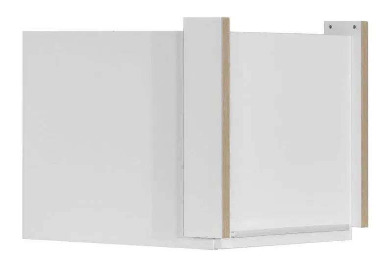 Top Attachment for Single Door Hinged Cabinet | Cerdanyola Series | Oak / White | 45 x 53 x 56 cm