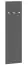 Wardrobe Knoxville 25, Colour: Grey - Measurements: 150 x 40 x 3 cm (h x w x d)