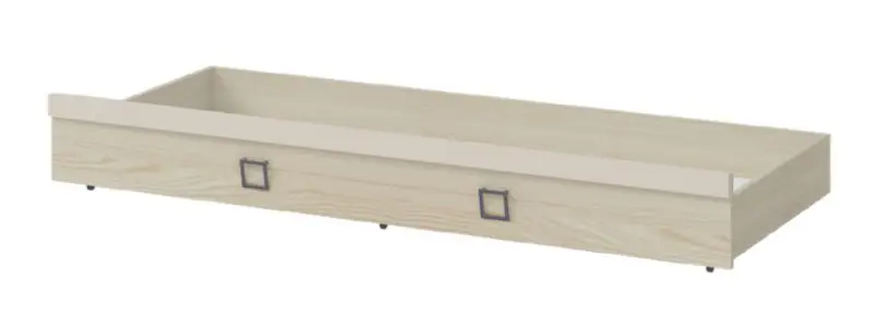 Bed frame for bed Benjamin, Colour: Ash / Cream - Lying surface: 80 x 190 cm (W x L)