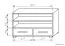 TV base cabinet Curug 06, Colour: Oak / Light beech - Measurements: 53 x 90 x 50 cm (H x W x D)
