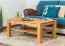 Coffee table Wooden Nature 422 Solid Beech - 105 x 65 x 45 cm (W x D x H)