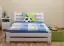 Children's bed / Youth bed A24, solid pine wood, white finish, incl. slatted frame - 140 x 200 cm 