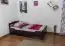 Children's bed / Youth bed "Easy Premium Line" K1/2n incl. 2 drawers and cover plates, solid beech wood, clearly varnished - 90 x 200 cm