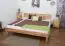 Futon bed / Solid wood bed Wooden Nature 01, heartwood beech, oiled  - 200 x 200 cm