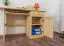 Desk solid, natural pine wood 002 - Dimensions 74 x 115 x 55 cm (H x B x T)